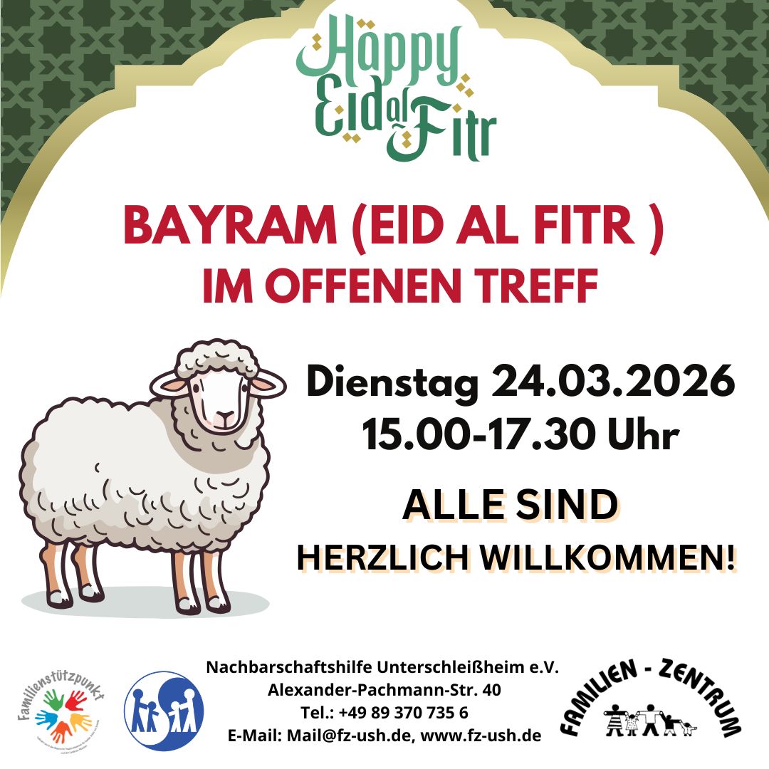 Bayram - Zuckerfest, Dienstag 24.03.2026